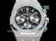 MMA 11 Copy Audemars Piguet Royal Oak 7750 Chronograph White Frosted Gold Watch (3)_th.jpg
